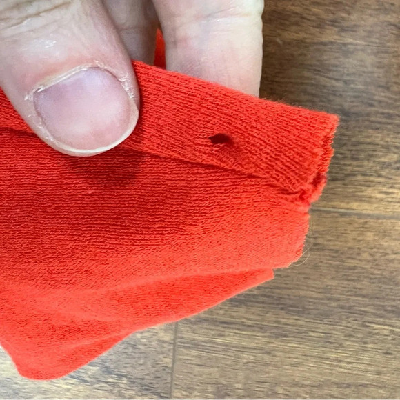 COS Silk Cowl Neck Long Sleeve Red Top Blouse Size 4 - Picture 6 of 6